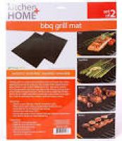 BBQ Grill Mat (Set of 2): Amazon.co.uk: Kitchen & Home