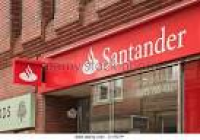 Santander bank logo and sign ...